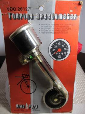 J-270 Dorcy Bike Pals Touring Speedometer Vintage Vdo 26 Inch /27 Nos Made In Germany