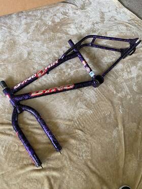 Gt04496 Dyno 1992 Purple Plasma Air Nice Vintage Bmx Freestyle