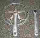 Ec-1050 Shimano Vintage 105 Crankset 600 Left Side Crank Arm 53 42t Rings