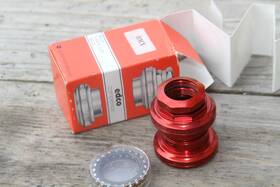 65460 Edco Nos Competition Bc 25.4 X 24 Tpi Bmx Type Anodized Red Alloy Headset New