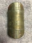Emblem Mfg Vintage Greyhound Original Brass Bicycle Headbadge