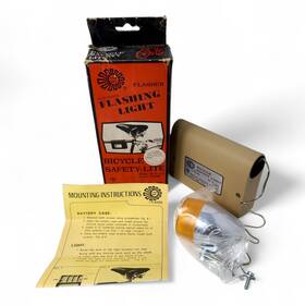 Sl-707 Far Out Solid State Electronics Vtg Rear Bullet Bicycle Light Power Pack Battery