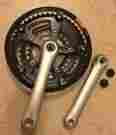 Fc-m300 Exage Shimano 1989 Crankset 300 Lx Japan 48 38 28 T 175mm Biopace Sg