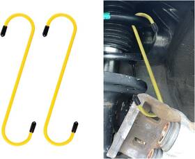 Glsowee 705353594137 Car Brake Caliper Hooks Auto Hangers With Rubber Tips Universal