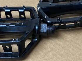 Gt04512 Gt Bicycles Racing 9/16 Black Platform Pedals Nice Mid School Vintage Bmx