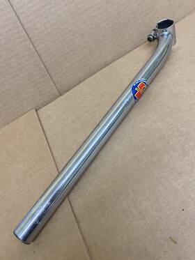 Gt04789 Gt Bicycles Stamped Crmo Micro Adjust 22.2 Vintage Bmx Seat Post