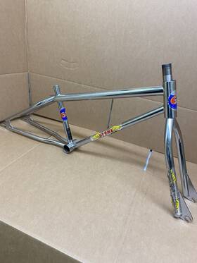 Gt04818 Gt Bicycles 1982 #75 Jr Vintage Bmx Cycling Frame And Fork Nice