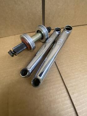 Gt Bicycles Gt05101 Usa Made Stamped 175mm Profile Cranks Vintage Bmx