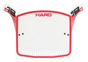 Haro 691840959520 Genuine Vintage Series 1b Bmx Number Plate Red