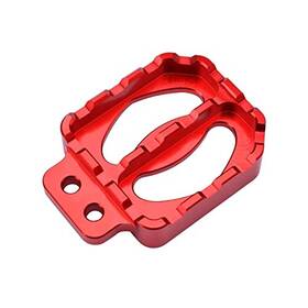 Hruizq 87686 Rear Brake Lever Pad Extender Extension Enlarger Pedal Enlarge Red