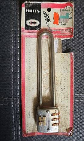 16669 Huffman Manufacturing Company Rare Huffy 60 S 70 Combination Lock-the Wheel Rail Swinger Long Super