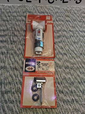 Huffy 16608 Vintage Nos Mileage Meter Cyclometer For 20 Inch Bike #16608 And Amf Light