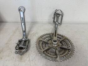 Lambert 52/40t Vintage Ofengla Sr Japan 165mm Double Crankset Pedals