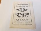 Leaflet Miller Rare Dynamo 53r