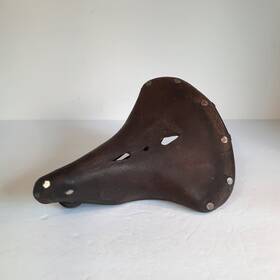 L711 Leatheries Vintage Leather Sprung Bicycle Saddle Seat Birmingham England