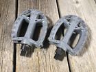 Lu-472 Wellgo Old School Bmx Pedals Mx Freestyle Round Taiwan Nos