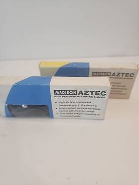 532940 Madison Vintage Aztec High Performance Bike Brake Blocks 2 Sets