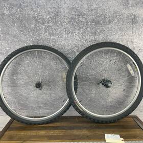 Fh-m570 Marzocchi Vintage Qr20 Front Hub 26 Wheel Set Mavic 221 Shimano Deore Lx 9 32h
