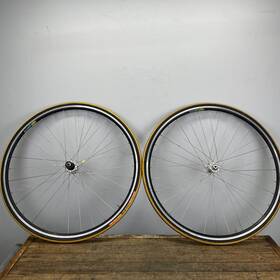 Fh-5500 Mavic Vintage Cxp 21 Wheel Set 130 Mm Shimano 105 Black 9s Aero