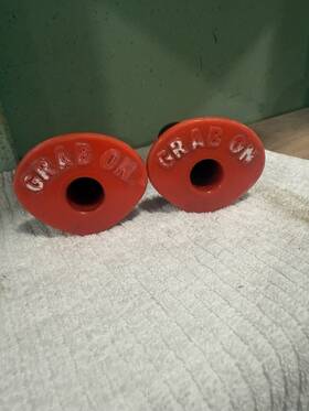 76436 Mongoose Old School Bmx Grab On Grips Originals Vintage Oakley Aftme Hutch Dg