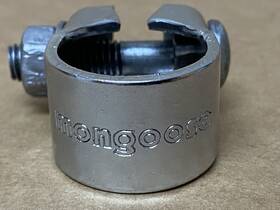 Gt04317 Mongoose Stamped Original Seat Post Clamp Nice Vintage Bmx