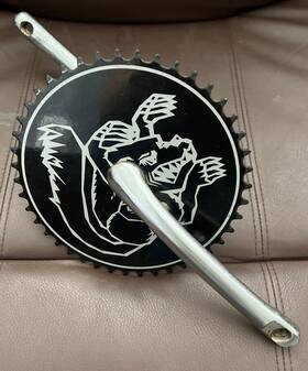 Js152 Mongoose 1 Piece Crank And Sprocket 43t - Used