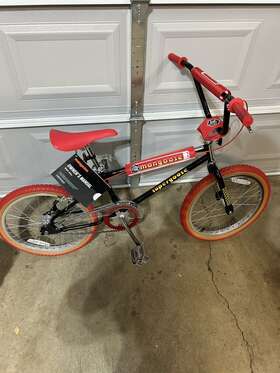 M40902u20os Mongoose 2021 Supergoose Bmx Reissue Classic Red And Black. Brand New