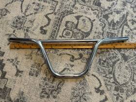 Mx-19lp Mongoose Expert Handlebars Original Clean Chrome Uncut Old School Bmx Og