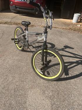 R0936wmc Mongoose Green Bmx For Sale Has No Front Brakes