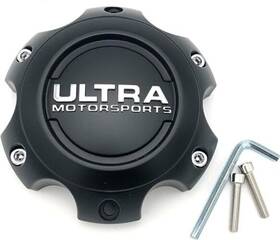 Moossi As2f3f 1pcs Black Ultra Motorsports 6 Lug Custom Wheel Center Hub Cap 89-9765