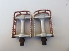 Mp-130 Sr Old School Bmx Pedals For Piece Cranks Red Vintage