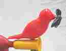 N.y Bird Eff Jay Novelties Inc Vintage Bicycle Handle Bar Horn
