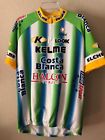 Nalini Vintage Kelme Short Sleeve Bicycling Jersey Xl By Bright