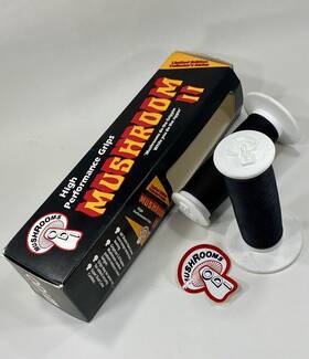 F10m2-bw Odi Mushroom Ii Grips Limited Edition Collector Series Black White Usa Nos / Box