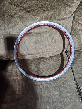 Gt03937 Odyssey T1000 20inch Red Mid School Vintage Bmx Rim
