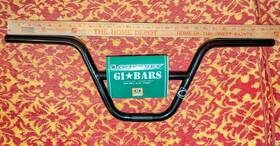 H-139-bk Odyssey Black Gi Handlebars Nos Old Mid School Bmx Dirt Street Rare Gt Haro Cw