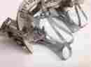Pd-6400 Shimano 600 Ultegra Pedals With Toe Clips And Straps Vintage Christophe