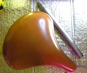 5315 Permaco 5325 Vintage 80s Tannish Brown Bicycle Exercise Seat Saddle And Bar