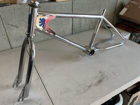 Peugeot Cpx-300 Vintage 1983 Old School Bmx Frame And Fork - 4130 Chromoly