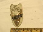 Philipus Tin Headbadge Emblem Crest Id Plate Bike Badge Vintage