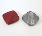 Pr-709-1 Diaflex Vintage Front Back Bike Bicycle Reflectors Set Of Red