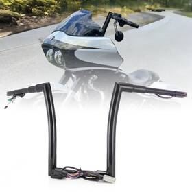 Prewired 767950579184 14 Inch Rise Pre-wired Ape Hangers Road Glide Handlebars With Can-bus/tbw/h