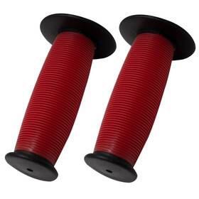 623623 Pro Old School Black/red Bmx 2tone Mushroom Grips Vintage Bicycle Handlebar