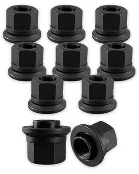 Ptsparts 700937848392 10pcs M22x1.5 Wheel Lug Nuts Two-piece Sleeve Flanged Nut 6mm Short