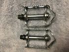 R-501 Raleigh Nos Vintage Steel Chrome Quill Axle Pedals Two Right