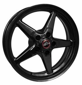92-795153b Race Star - 92 Drag Bracket Racer 17x9.5 5x4.50bc 6.875bs Gloss Black