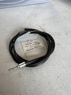 Hsj.749 Raleigh Nos Sturmey Archer 3 Speed Trigger Cable Black Ribbed Housing