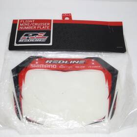 Red Line 765868389154 Redline Flight Mini/cruiser Bmx Number Plate