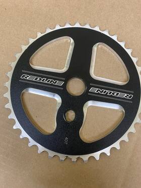 Gt05021 Red Line Redline 40t Alloy Nice Mid School Vintage Bmx Chainring