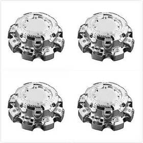 Rfutrnvbc 768614241975 4pcs Wheel Center Cap Hub For Ultra Motorsports 6 Lug Chrome C800806 A89-